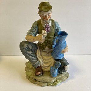 Vintage Ceramic JJ1200 Old Man Figure